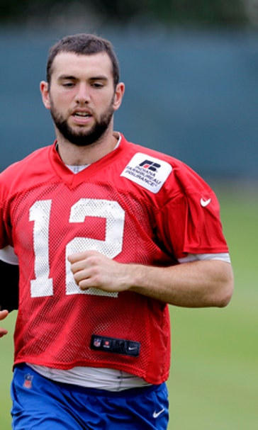 Colts keeping Luck out of practice because of sore shoulder